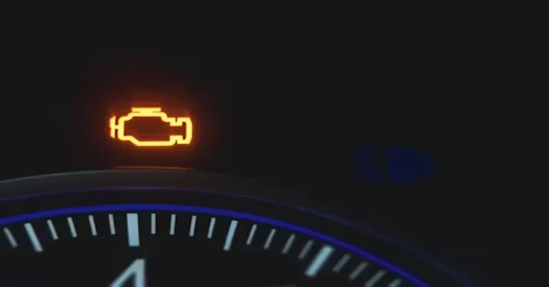 check engine light flashing